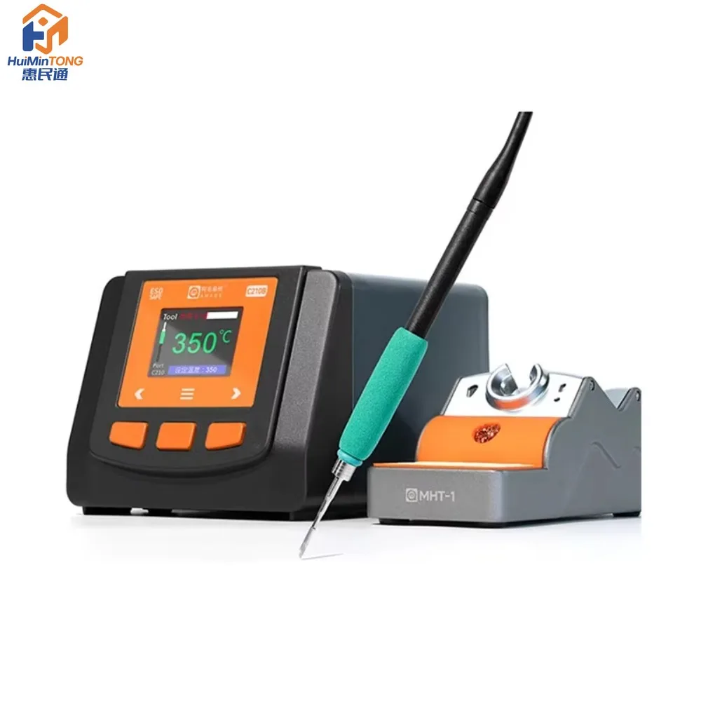 AMAOE AM-C210B Digital AC Transformer 120W Soldering Station Mobile Phone Maintenance Intelligent Sleep Function Welding Tool