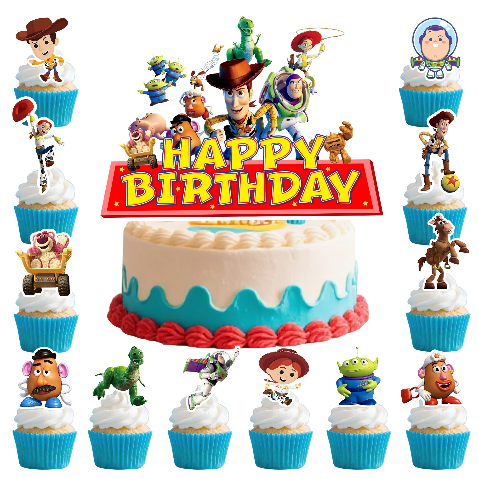 25 Pcs Toy Story Cu…