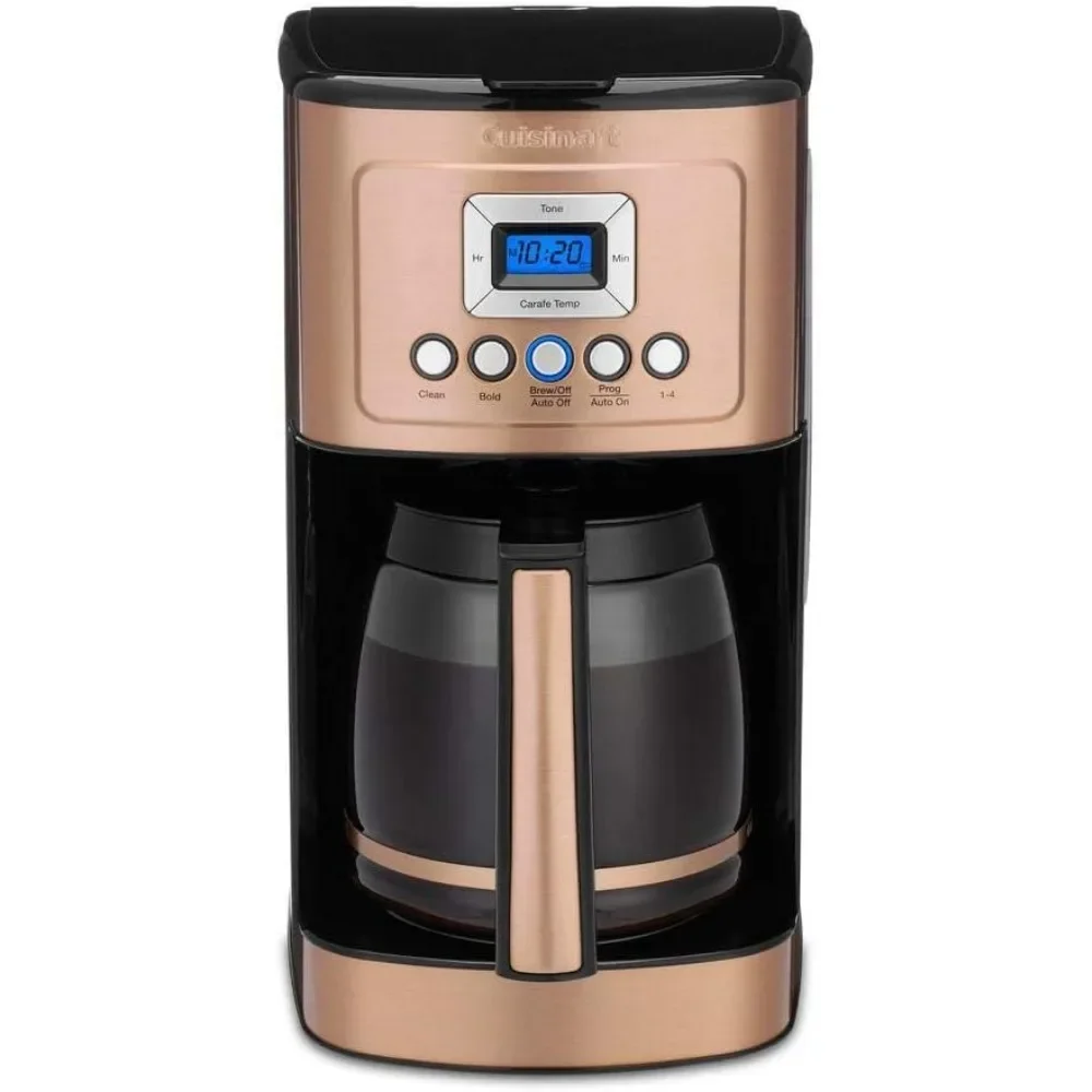 

14-Cup Programmable Coffee Maker - Copper, Programmable, Self-Cleaning