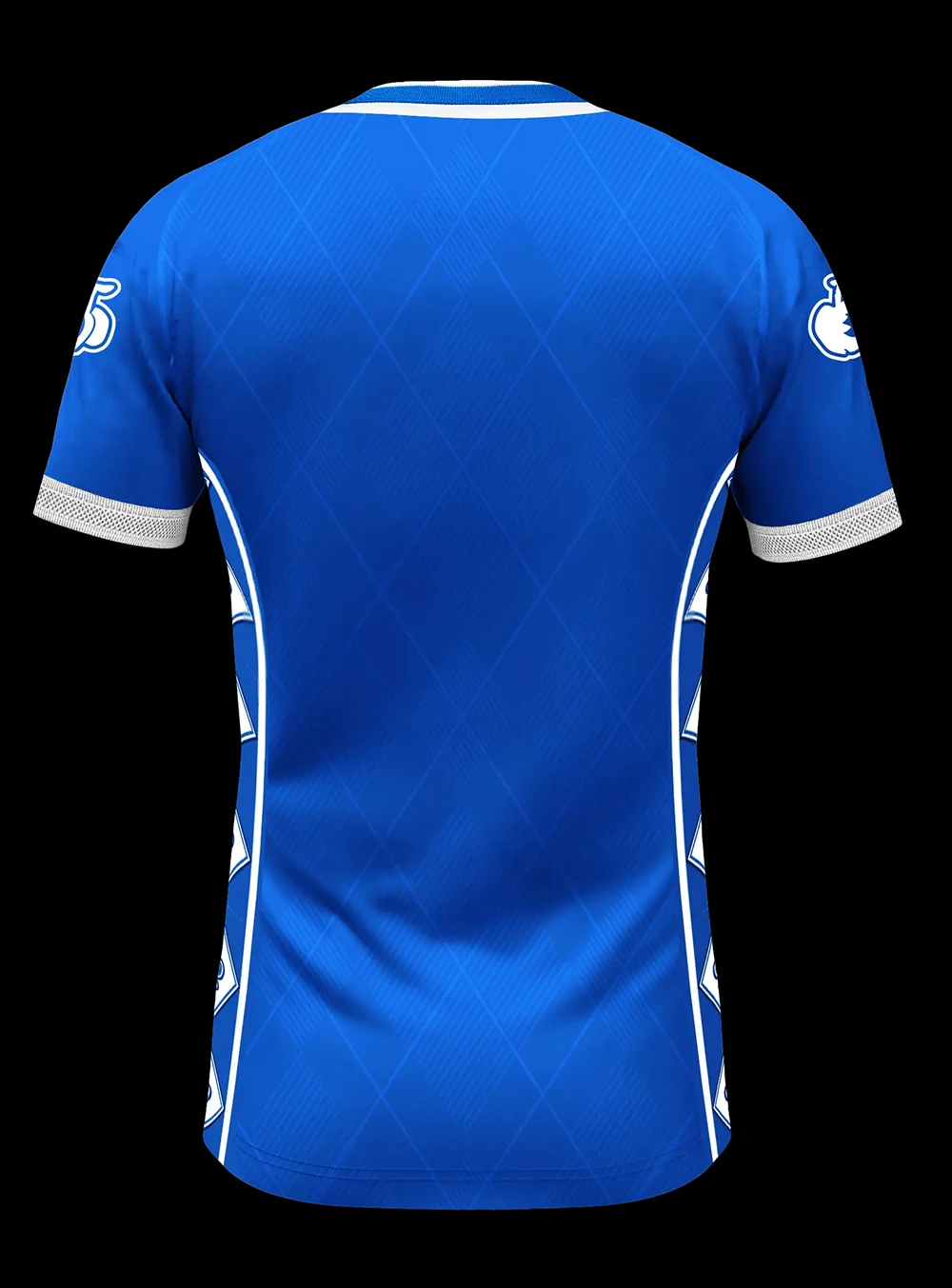 Dynamo Moskau Fan Heimtrikot Herren Kurzarm Blaues Fußball-T-Shirt Atmungsaktives Sport-Trainings-Oberteil für Fans – Detail 3