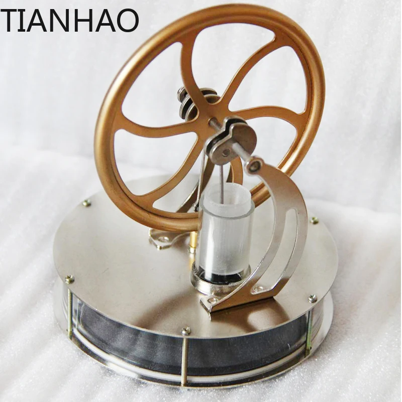 Cryogenic Stirling Engine Model Puzzle Toys Children Adult DIY Experimental Temperature Differential Machine Stirling Engine