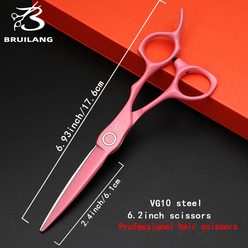 Hairdressing scissors 6.0/6.2/6.5/7.0inch tijeras peluquería profesional,VG10 material,japonesa artesanal, professional scissors