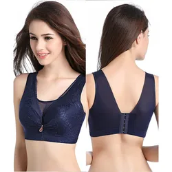 Women Plus Size Women Bras Comforty Steel Push Up Bra Full Coverage Thin Span Cup CDE 5 Hook Support Bra Tops