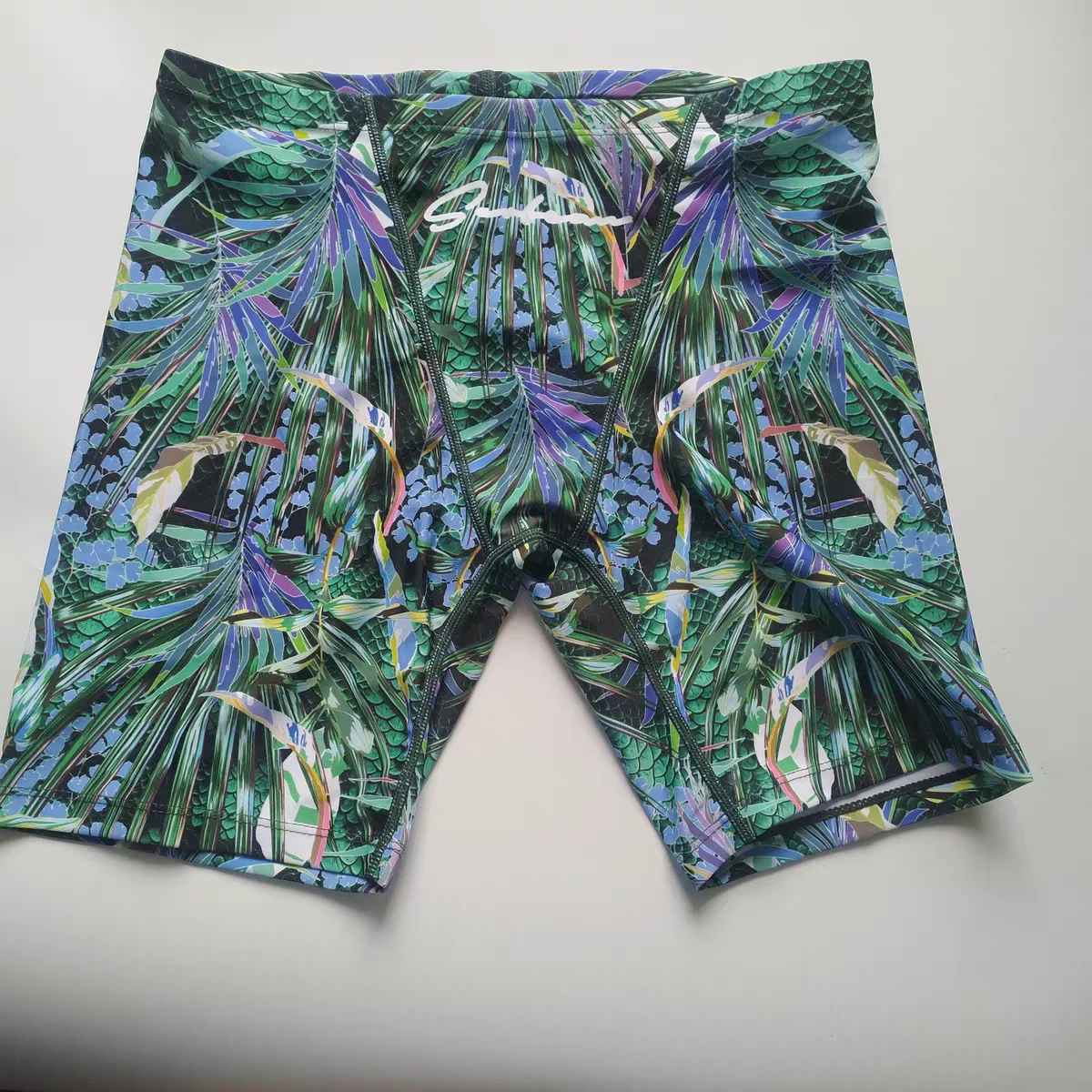 .2026Cross-border summer men's swimming trunks men's boxer swimming trunks seaside hot spring three-point swimming trunks 260801