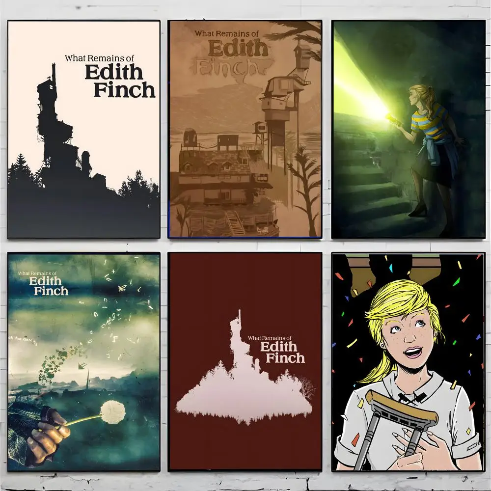 story adventure game W-What Remains of Edith Finch Poster Superior Home Space Pub Indoor Decorative Art & Home Decor