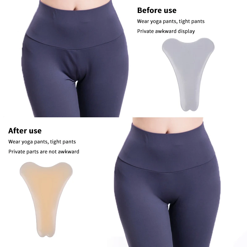 1Pcs Women's Panties Silicone Camel Toe Concealer For Women Cover Feminine Lines Vagina Traceless Invisible Adhesive Concealer