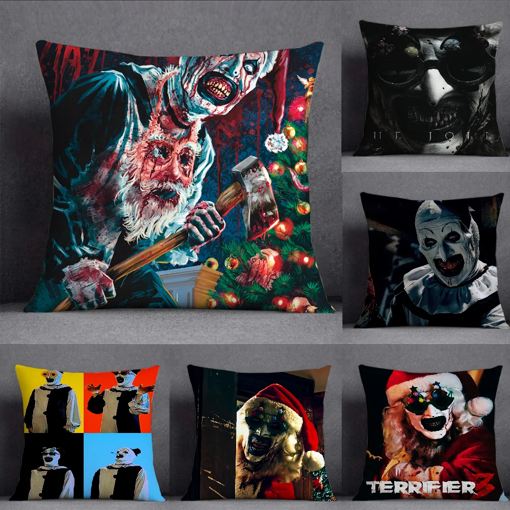 Pillow Cover 20X20 - Film Komik T-Terrifier Korku 2 3