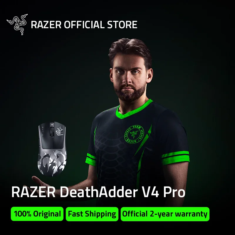 Razer DeathAdder V4 Pro X Niko Edition 8K Ultra-Lightweight Wireless Gaming Mouse for PC