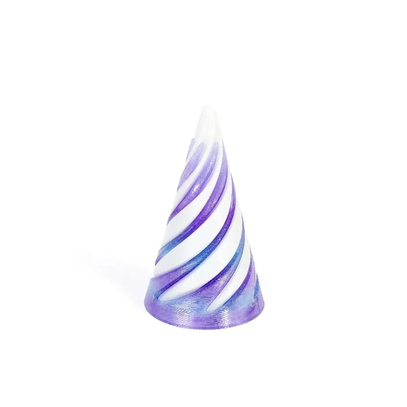 3D Printed Impossible Pyramid Helix Screw Spiral Cone Passthrough Fidget Toy Stress Relief Desk Decor Ornament