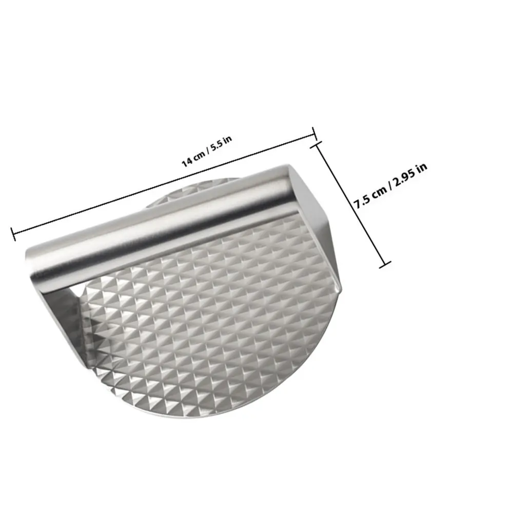 Heavy Duty Stainless Steel Burger Press Round Hamburger Patty Maker for Griddle Grill Steak Weight Press Cooking Meat Pie view 6