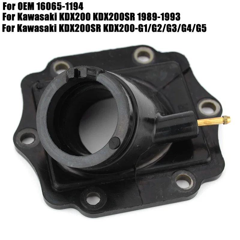 Motorcycle Carburetor Interface Adapter Intake Manifold For Kawasaki KDX200 KDX200SR KDX200-G1/G2/G3/G4/G5 KDX 200 G1 G2 G3 G4