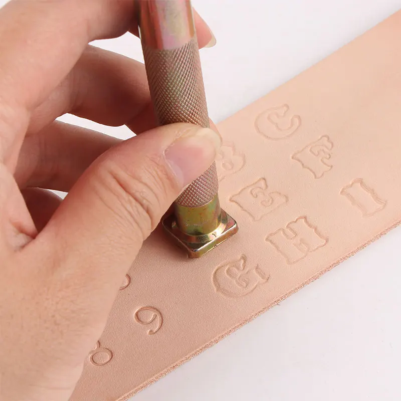 Leather Embossing Tools Metal Letter Stamps Leather Craft Printing Tools For Leather Belt Punch Craft Tool Seal
