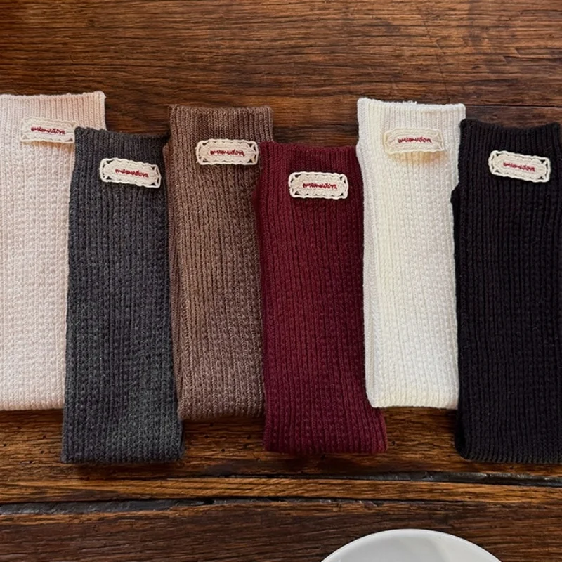 

2025 Autumn New Kids Mid Calf Socks Soft Cotton Ribbed Children Socks Fashion Casual Toddler Socks