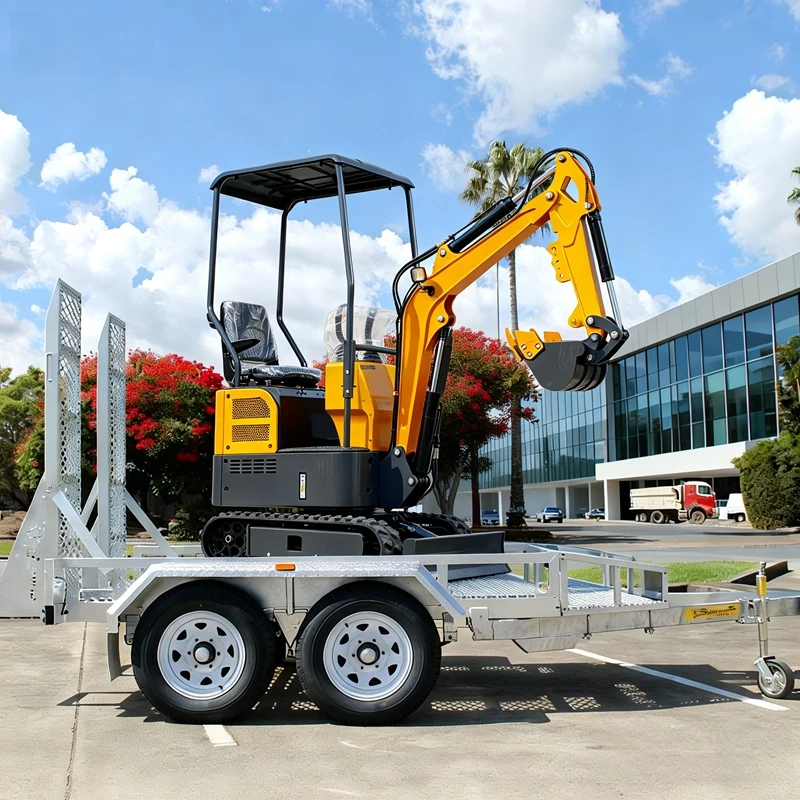 

Мини-экскаватор 1,2 тонны с двигателем YANMAR, стандарт EPA/Euro 5, европейский строительный мини-экскаватор, мини-погрузчик, многофункциональный экскаватор.