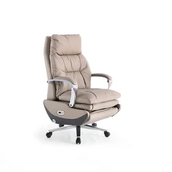 Leather Mobile Office Chairs Vanity Comfortable Cushion Massage Office Chairs Swivel Sillas De Escritorio Modern Furniture