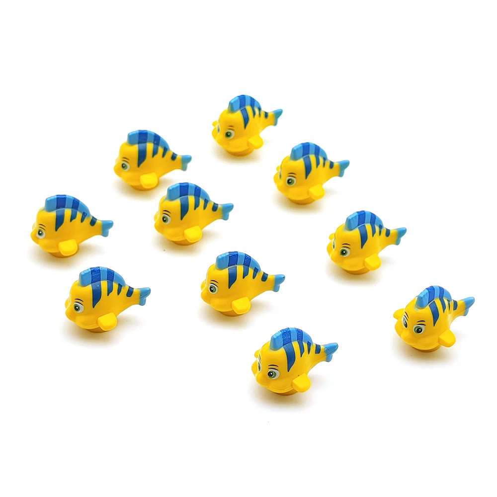 

5pcs MOC Building Blocks Clown Fish Flatfish Kids Toy Gift Marine Animal DIY Children's Toys