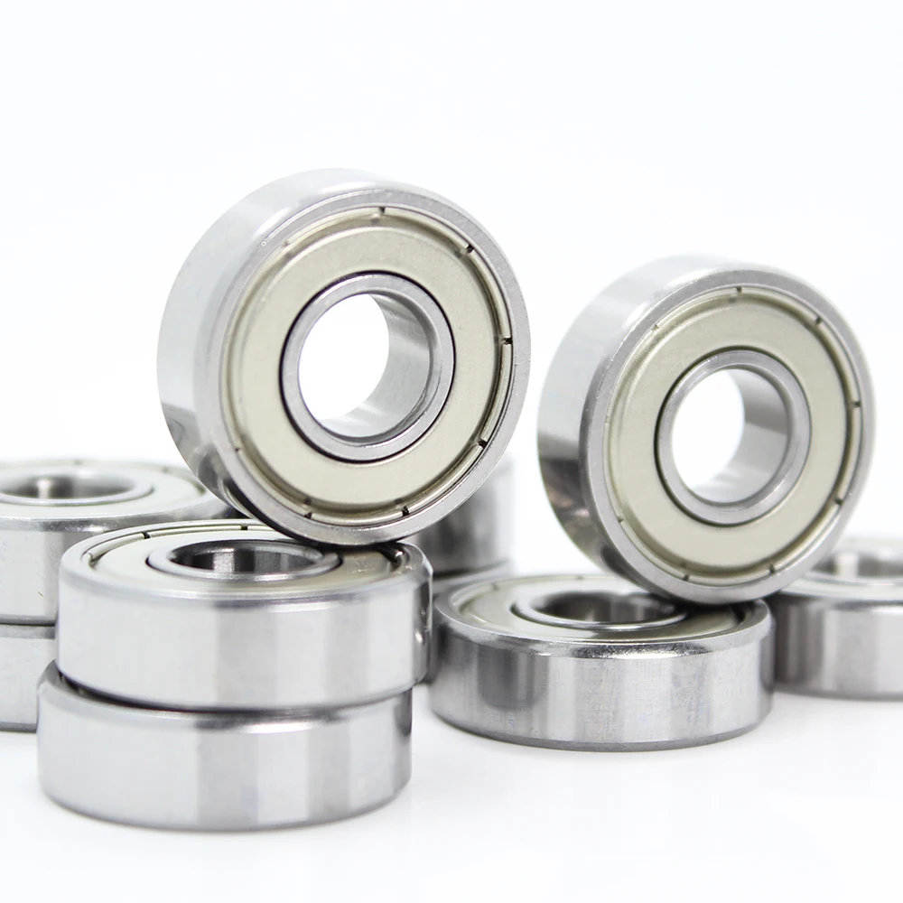 10pcs ABEC-5 Metal Shielded Radial Bearings 10x26x8mm 6000ZZ 6000Z Low Friction Spare Parts for Small Machinery Rotation