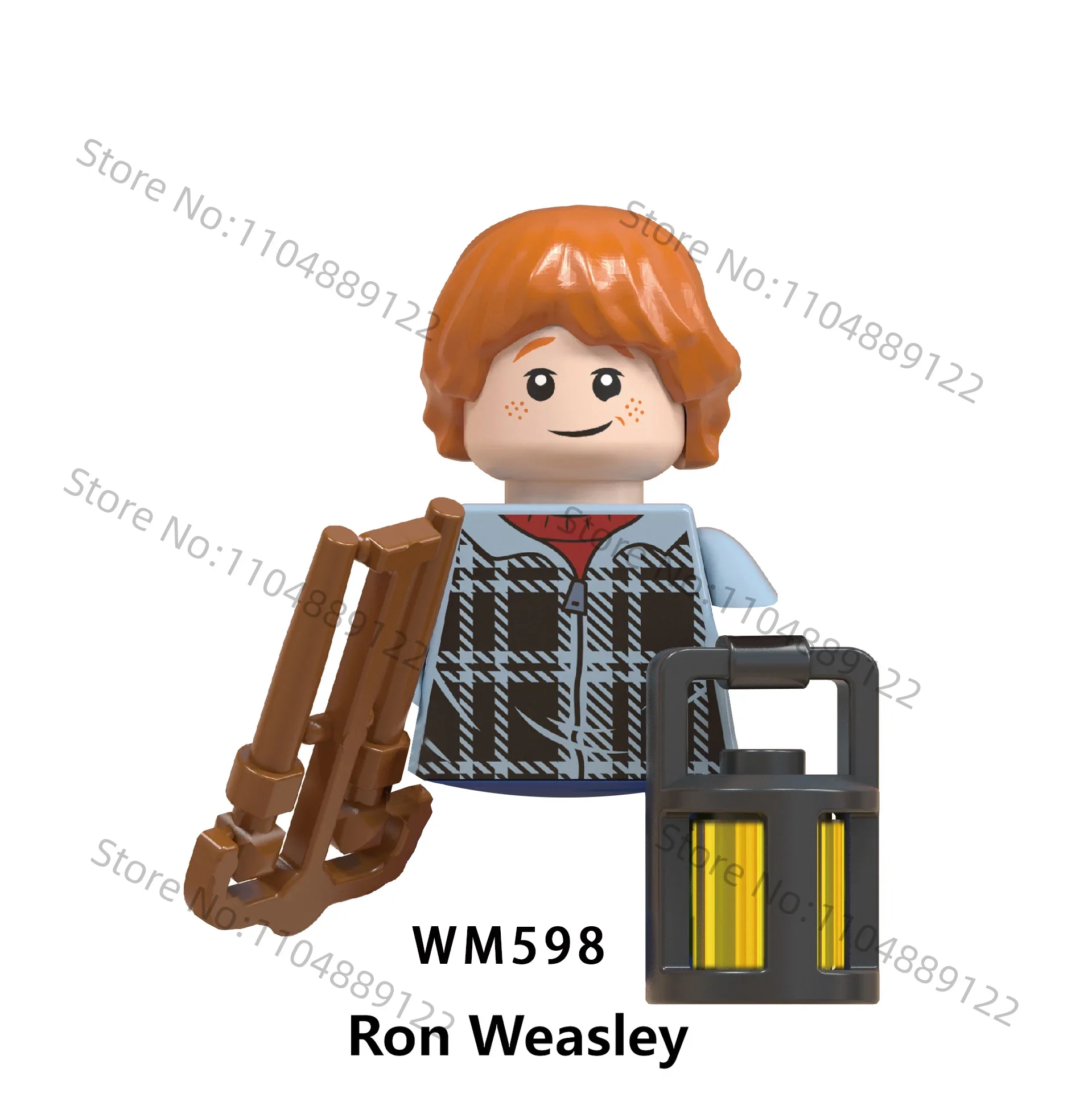 Hot Toys Harry Potter MINI Block Spielzeug Lovegood Ron Malfoy Luna Baustein Geschenk Actionfigur Puppe