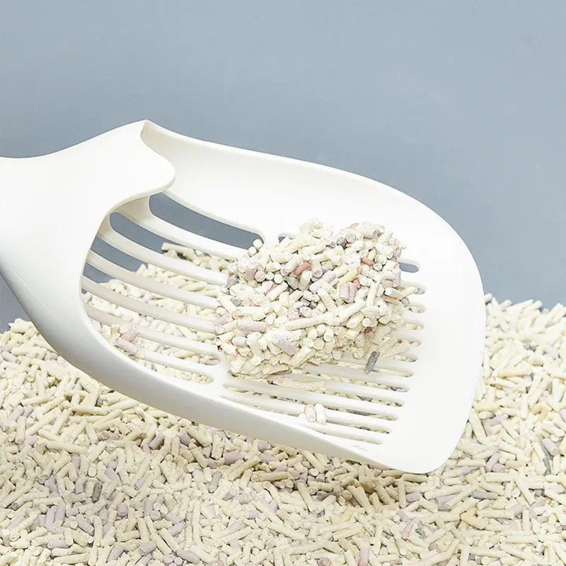 Large Large Capacity Pet Tofu Litter Fine-Hole Cat Poop Scoop Cleaning Supplies