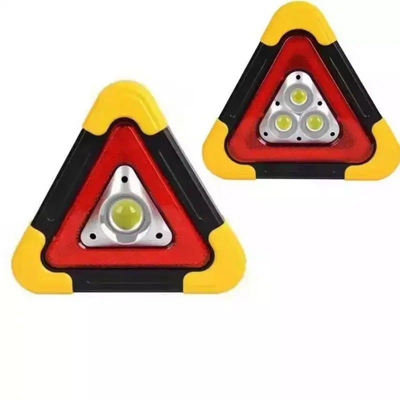 

Solar Car Triangle Emergency Light Traffic Roadside Safety Flashing Warning Light Breakdown Parking Anti-Collision Signal Lamp