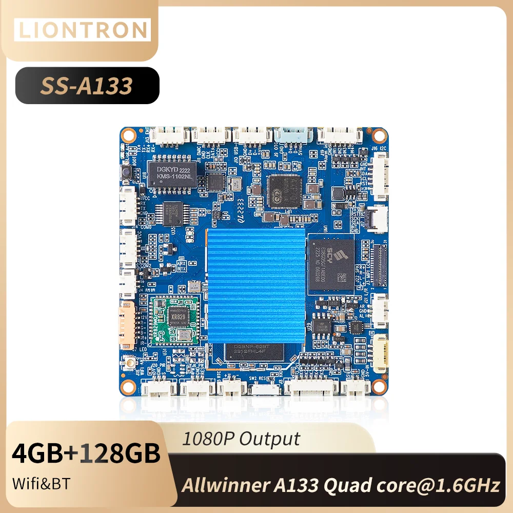 

Liontron 4GB Allwinner A133 Core Board External WiFi+BT Ethernet Single Board Computer All in One Android Development Board SDK