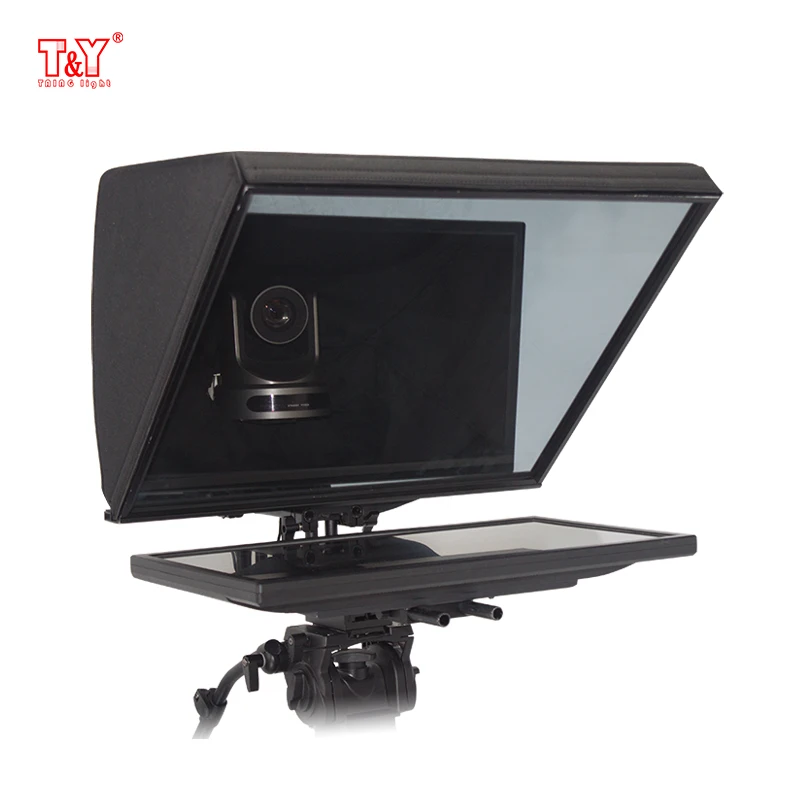 20 Inch Folding Portable Studio Professional Teleprompter for Ptz Camera