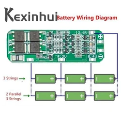 3S 20A Li-ion Lithium Battery 18650 Charger PCB BMS Protection Board 12.6V Cell 59x20x3.4mm Module