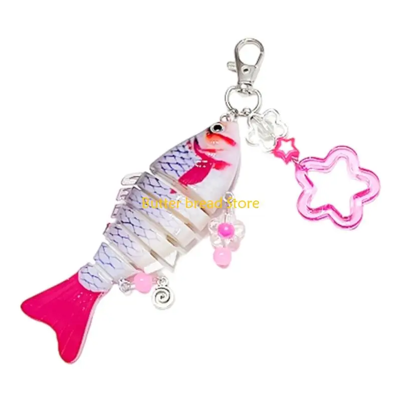 W89C Unique Beaded Fish Shaped Holder For Travel And Daily Use In Stylish Designs