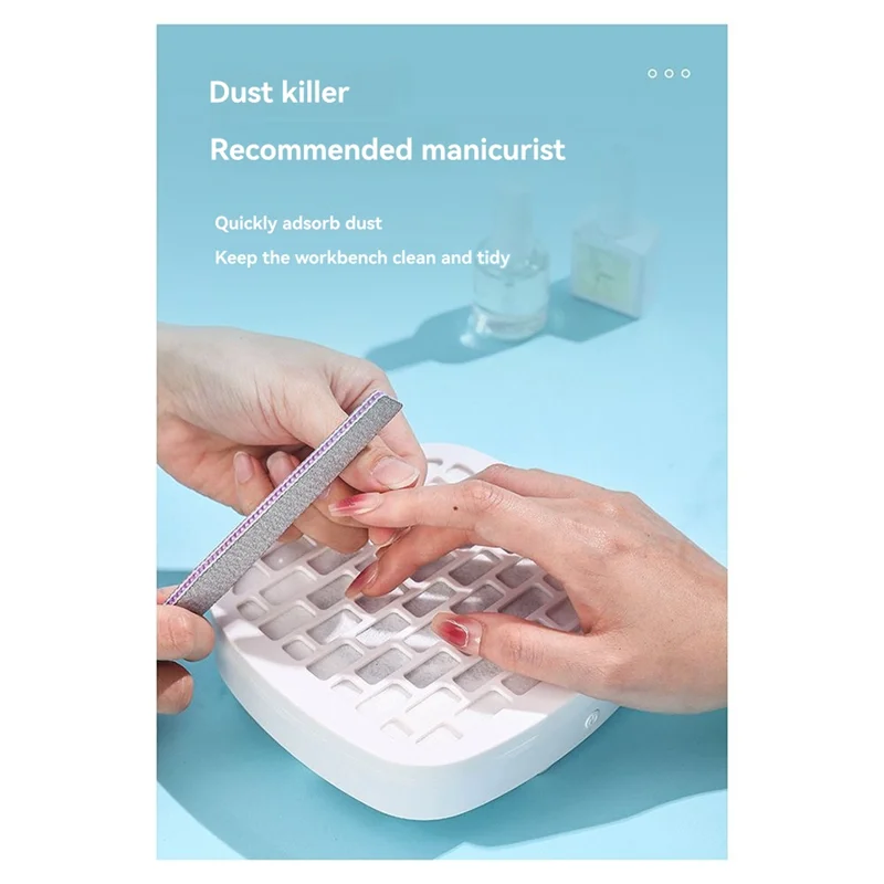 ABKR-USB Dust Suction Collector Nail Art Machine Dust Collector Gel Nail Duster For Nail Art Salon Equipment B