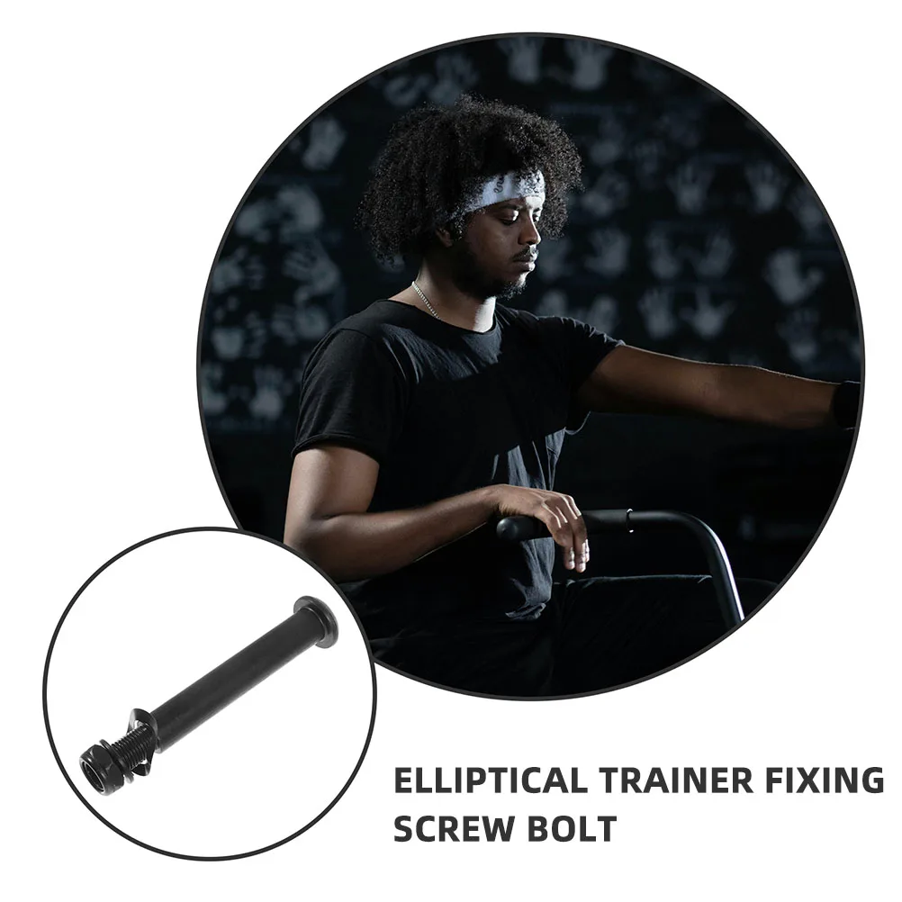 

2pcs Elliptical Trainer Accessories Sturdy Fitness Screws Reliable Tools Steel Bolts for Exercise Equipment Gym Accessories