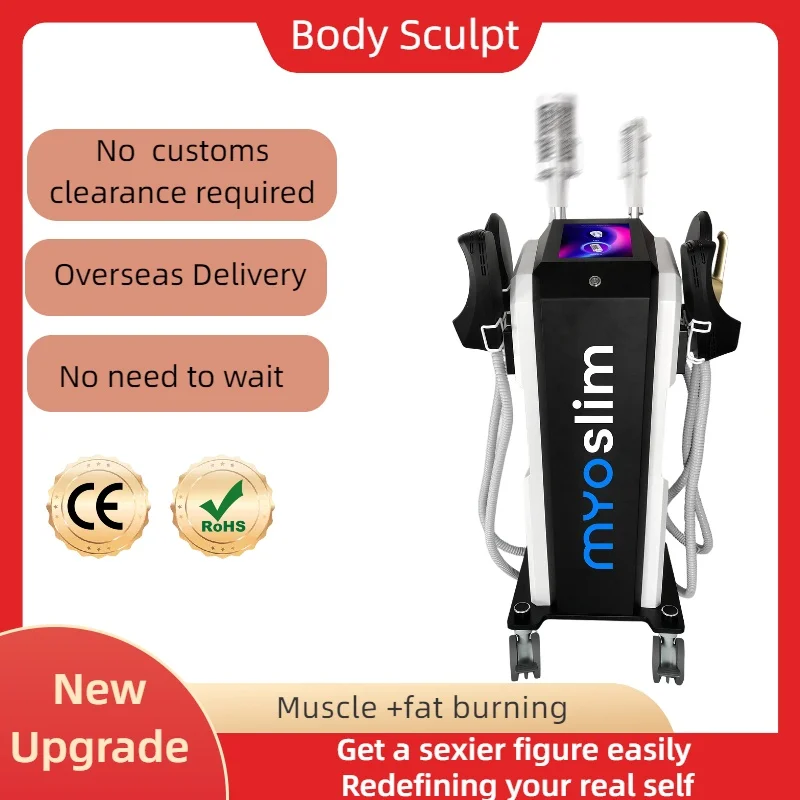 

New EMS Roller Massage RF Magnetic Slimming Thin Face Facial Lines Vest Line Shaping MYOSlim Perfect Curve Fat Burning Hip