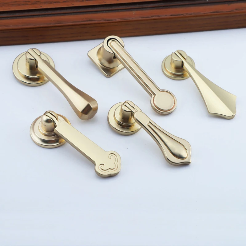 Irregular Shaped Zinc Alloy Solid Single-Hole Hardware Pendant for Furniture Drawers And Cabinet Doors - Cabinet Pulls Handles
