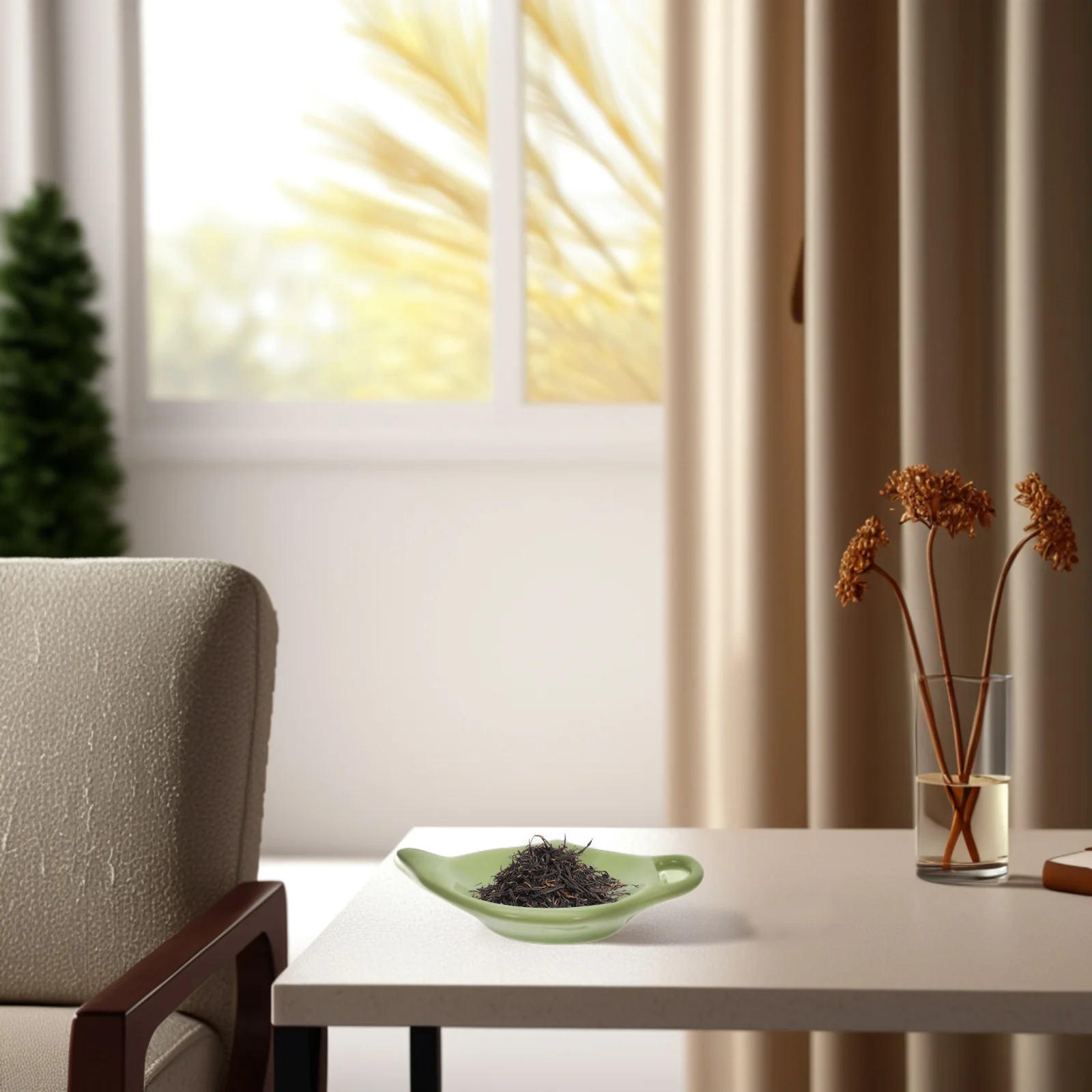 

White Porcelain Tea Bag Holder Teapot Shape Ceramic Resting Saucer Ideal for Afternoon Tea Party Organizer Coaster for Teapot