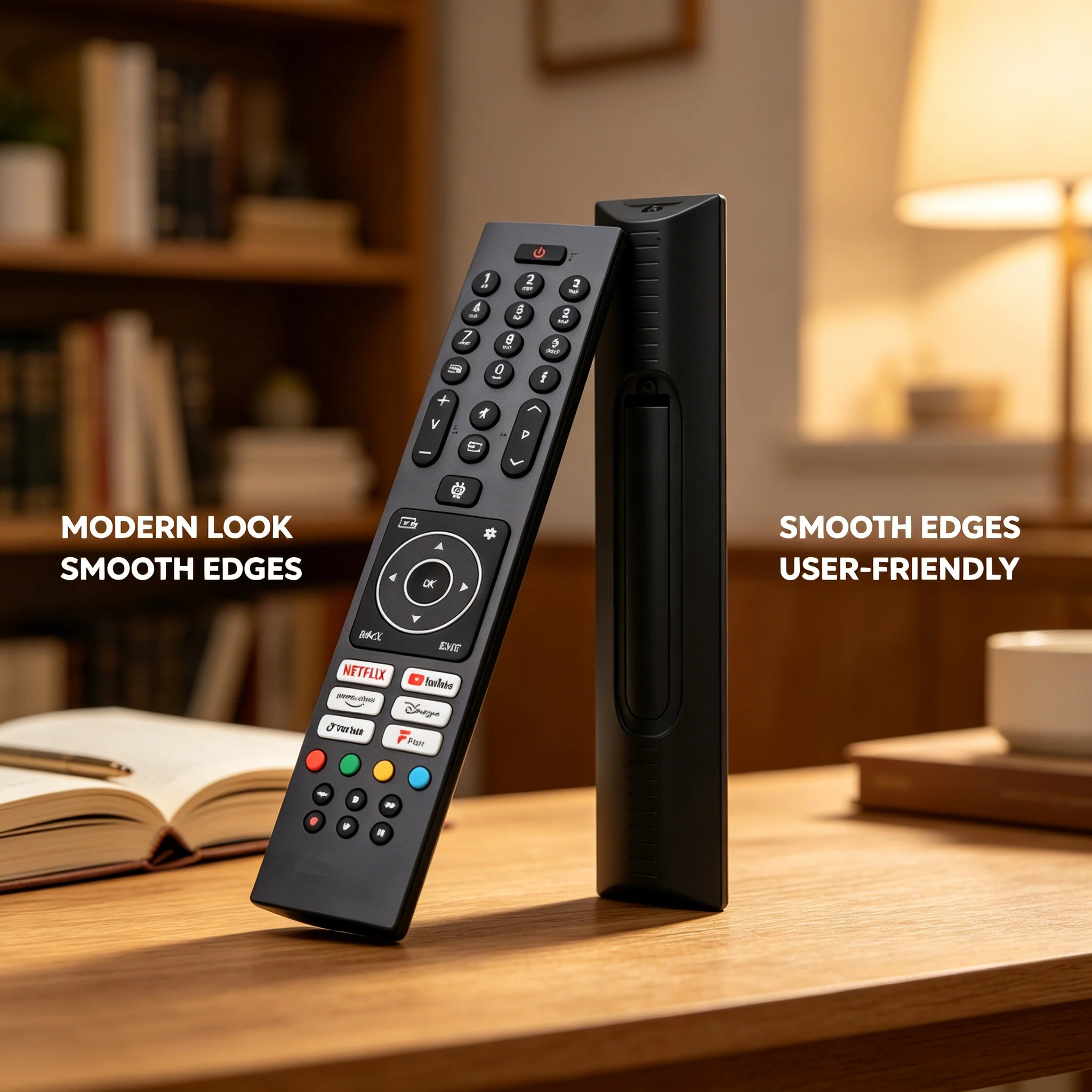 RC45137T Smart TV Remote Control, Compatible RC45315TR RC4390P RC4391P Bush Hitachi LCD Infrared Controller