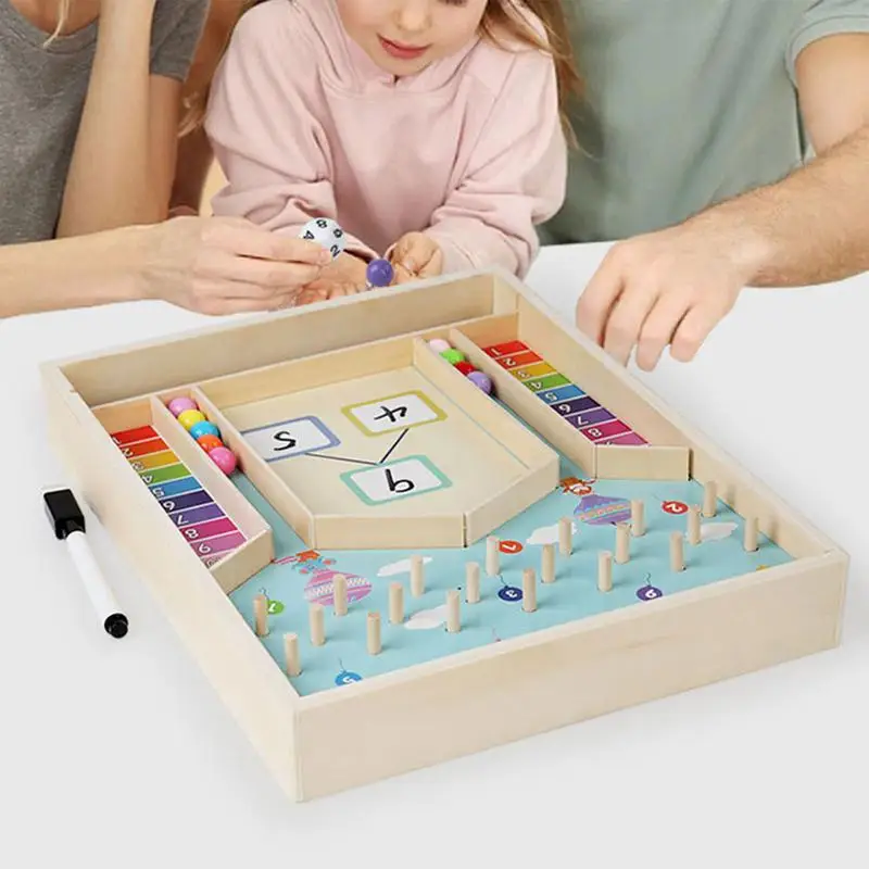 

Children Wooden Color and Number Maze Learning Education Toys Color Matching Preschool Learning Activities Montessori Toys Gifts