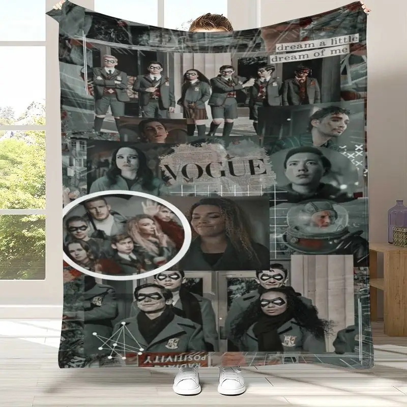 The Umbrella Academy TV Flannel Blanket,Ultra Soft Warm Plush Throw for Home Bedroom Bed Sofa Cover Office Camping Picnic gift