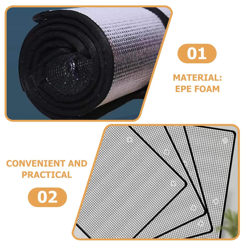 

Insulation Thermal Film Window Heat Blocker Uv Protection Easy Install for Home Car Sunroom Reflective Window Film