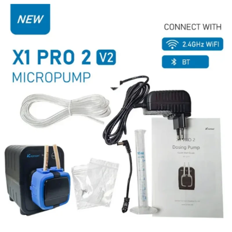 Kamoer Dosing Pump X1 Pro 2 V2 Titration Aquarium MicroPump Bluetooth Wifi App Fish Tank Aquarium Pump Nutrient Droplet Pump