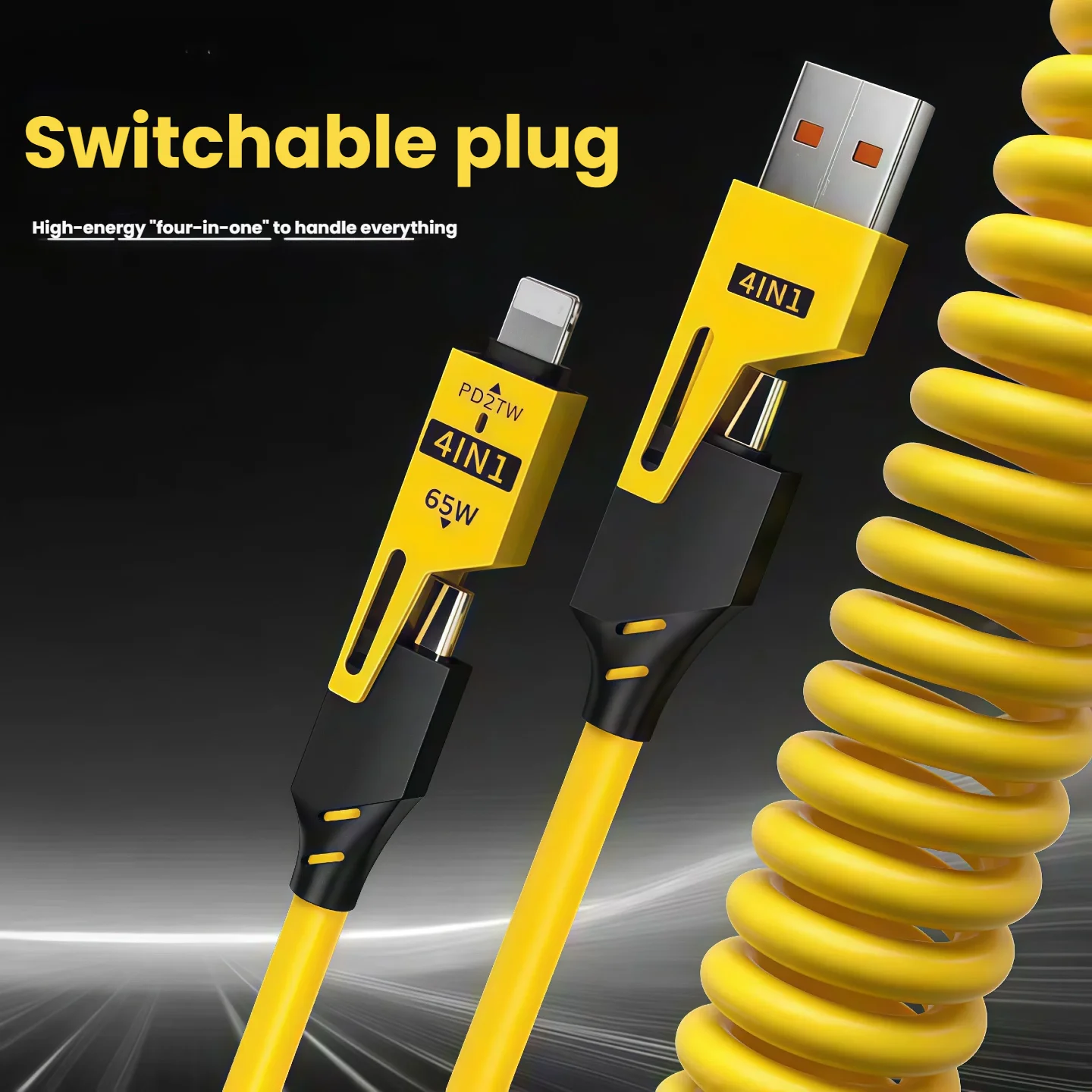 65W Retractable 4-I… - image