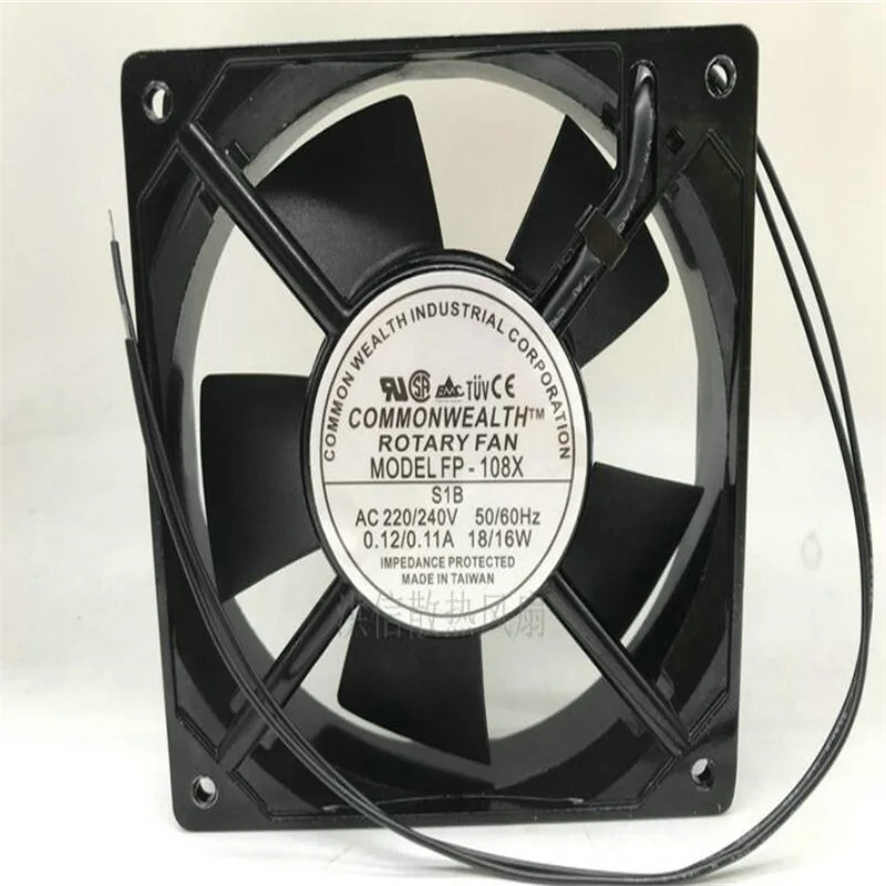 12025 FP-108X S1B 220/240V 0.12/0.11A 18/16W Ac fan