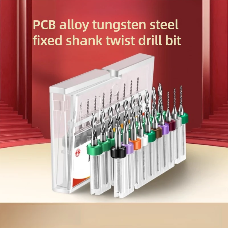 TG Hard Alloy 0.2/0.5-3.0mm Micro Drill Bits Print Circuit Board Import High Quality PCB Drill Bit Set 10PCS Tool Twist Drill