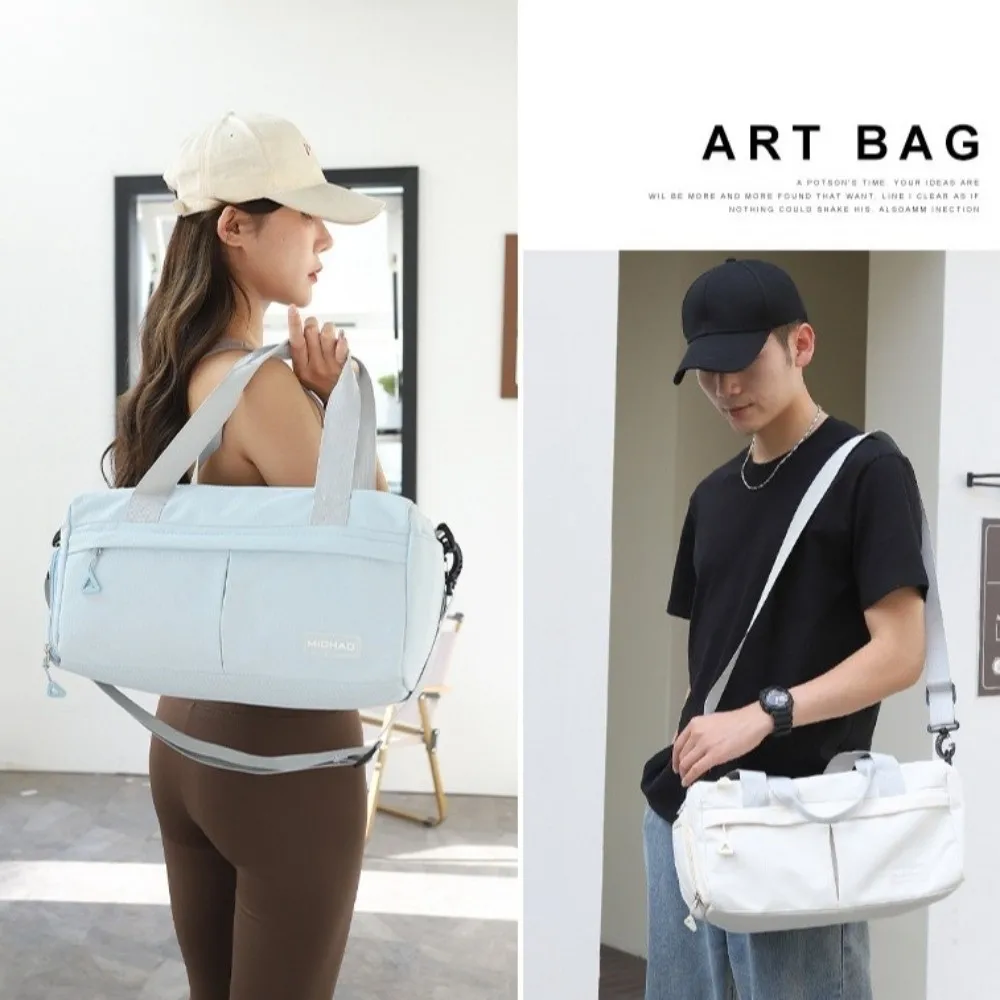 Shoe Compartment Travel Duffel Bag Dry and Wet Separation Waterproof Fitness Shoulder Bag Multi Pocket Wear-resistant