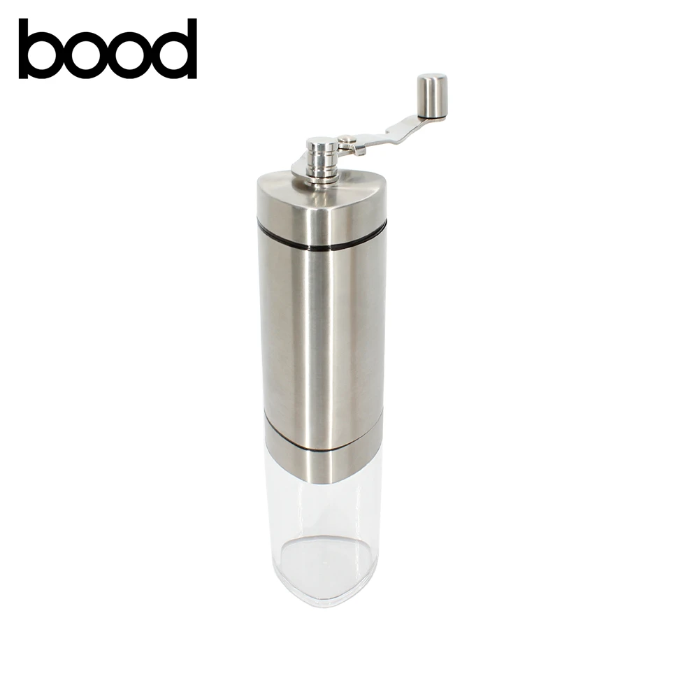 Stainless Steel Manual Coffee Grinder / Portable Adjustable Coarseness and Fine Mill