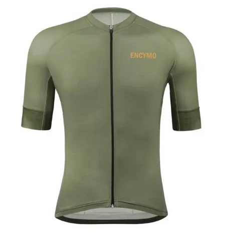 ENCYMO NEW Pro Team Top Quality Men's Cycling Jersey Short Sleeve Tight Fit Bicycle Road Bike Clothing