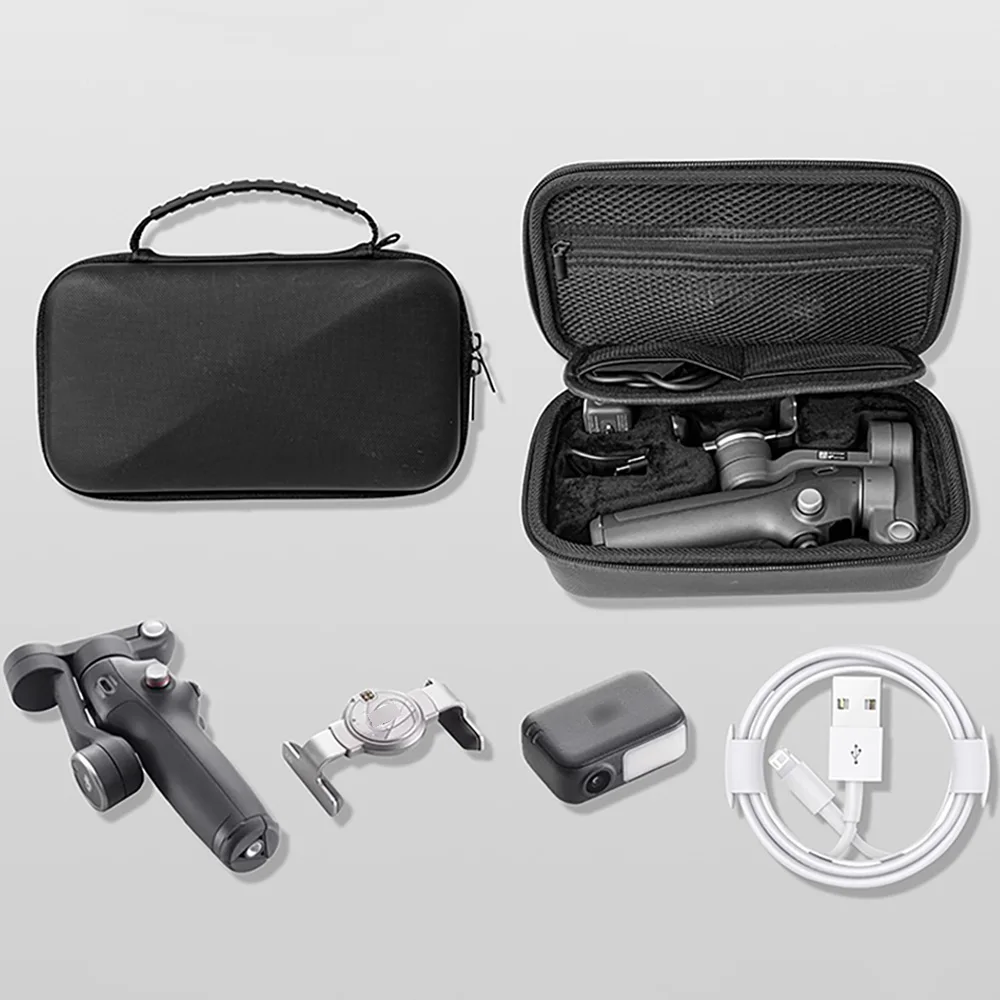حقيبة تخزين صلبة من مادة إي في إيه لـ DJI OSMO Mobile 7 7p صندوق حماية محمول Gimbal Mobile7/7P PTZ حقيبة حمل مثبت عموم وإمالة