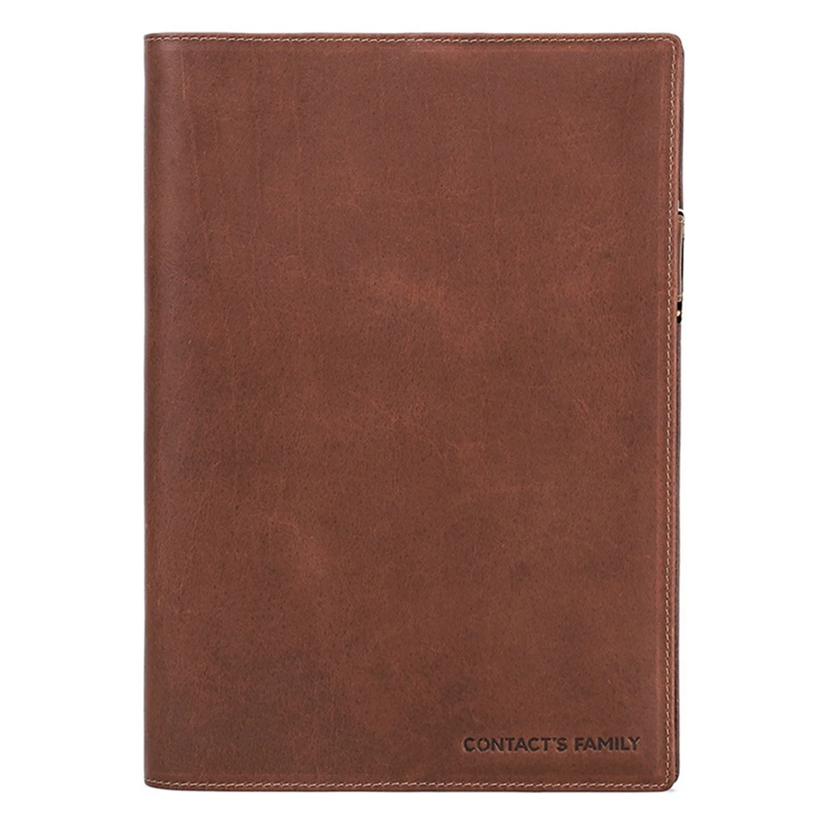 Retro Leather Book Cover Sleeve Protector with Pen Holder Business Notepad Notebook Book Case Office School Supplies B5