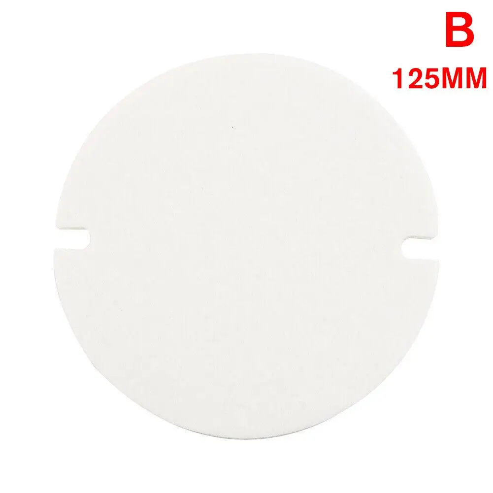 125/155mm Calcium Magnesium Silicate Fiber Paper Flat Gasket Stove Chimney Pipes Stove Door Glass Seal Parts Heat Resistant