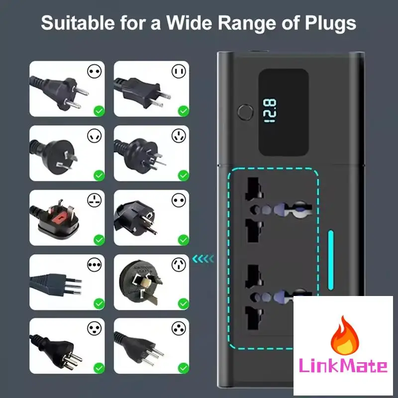 Przetwornica samochodowa 220V 12 na 220 V Przetwornica samochodowa do pojazdów 12V
