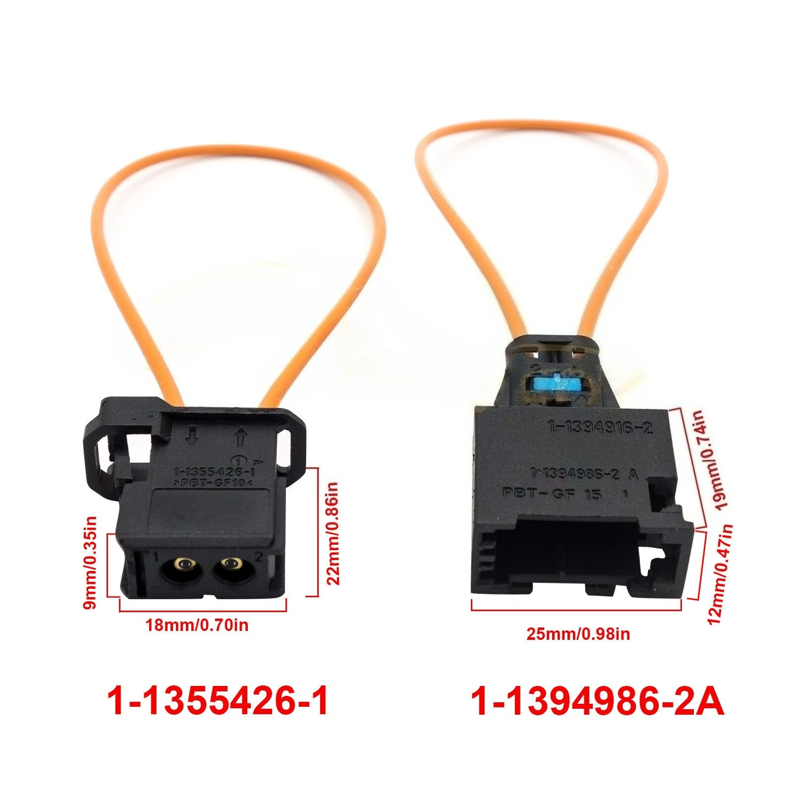 MOST Fiber Optic Loop Bypass Male & Female Diagnostic Kit For BMW Benz Porsche