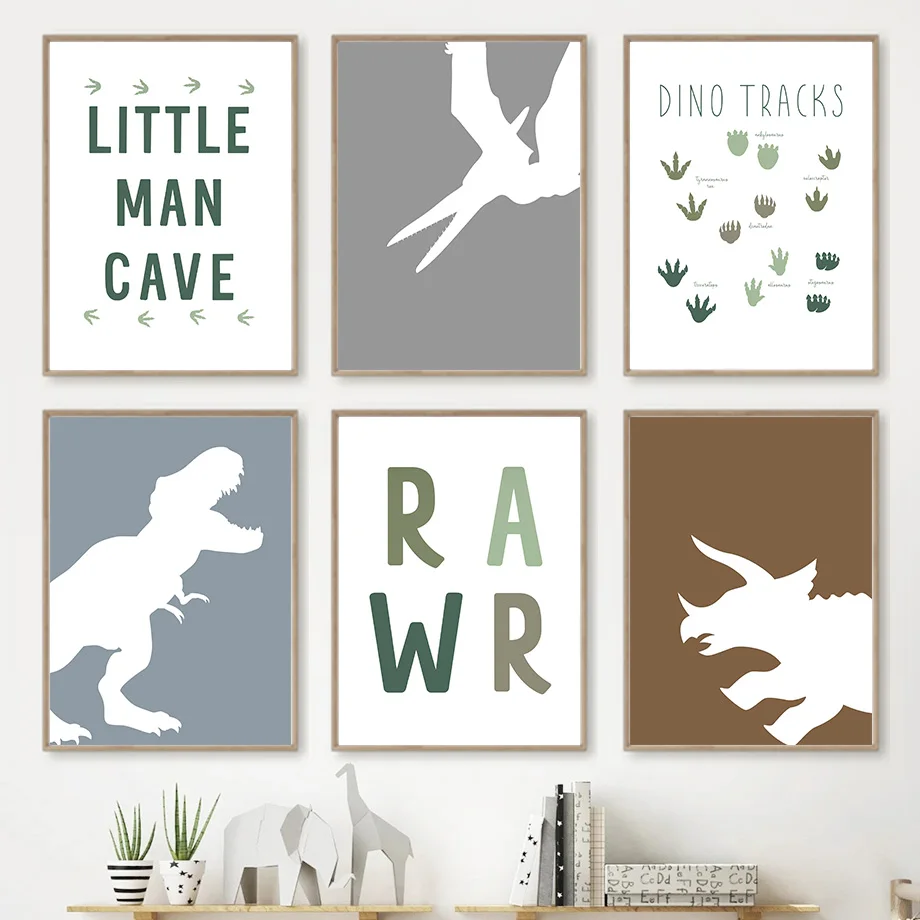 Frameless Jurassic Dinosaur Ty - Baby Nursery Quotes avis et prix